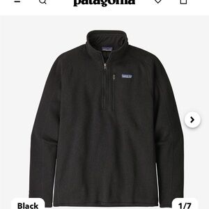 Patagonia Men’s Better Sweater 1/4 Zip - M